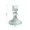thumbnail image 1 of French Vintage Crystal Candle Holder A Glass for Candlelight Dinner Wedding Decoration, 1 of 3