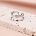 thumbnail image 1 of Titanium Steel Adjustable Openwork Ring Vintage Palace Style Geometric Ring For Women Fashion Jewelry Style Edition, 1 of 1