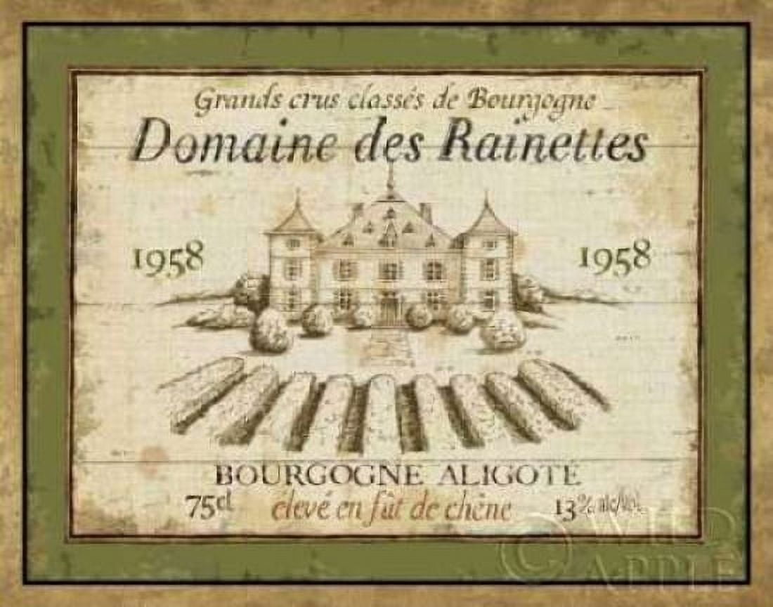 French Wine Label III Canvas Art - Daphne Brissonnet (22 x 28)