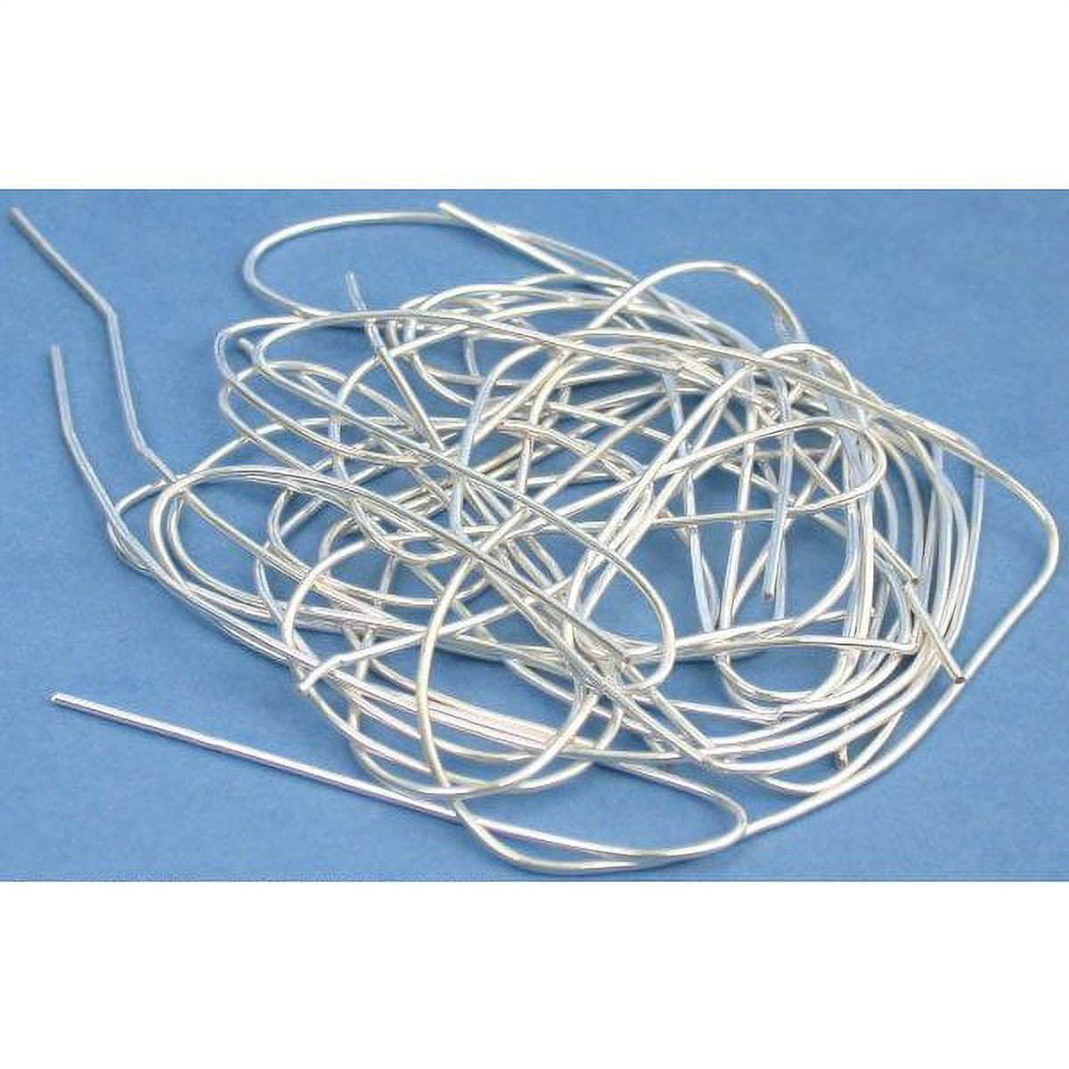 French Wire Bead Stringing Jewelry Silver Tone Fine