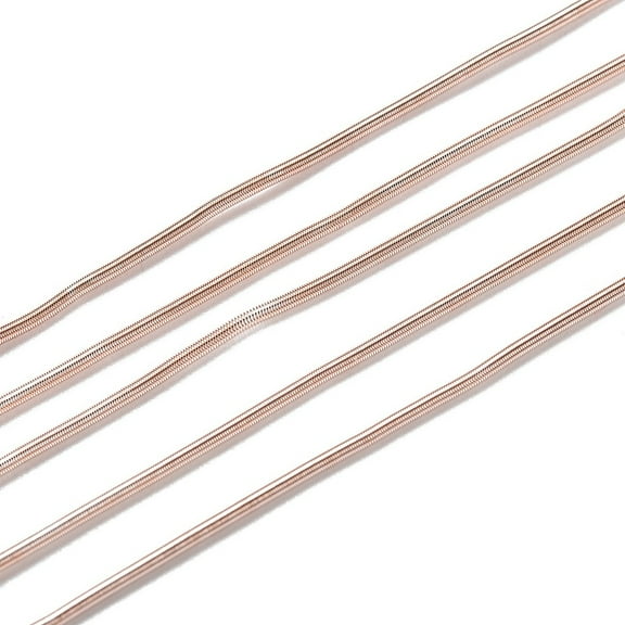 French Wire Gimp Wire Flexible Round Copper Wire Metallic Thread for Embroidery Projects and Jewelry Making PeachPuff 18 Gauge(1mm) 10g/bag DIY