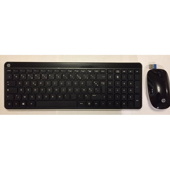 French Wireless Keyboard and Mouse French Azerty Computer Language ...