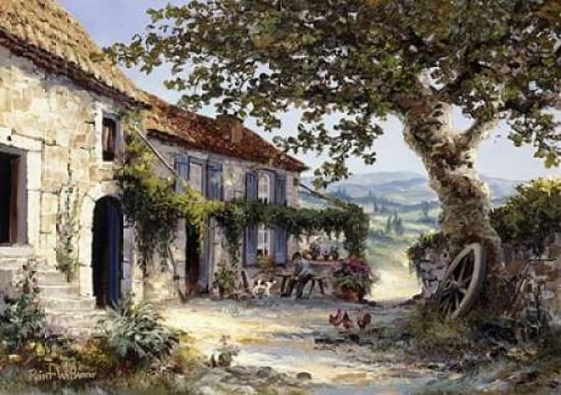 French farm Canvas Art - Reint Withaar (20 x 28)