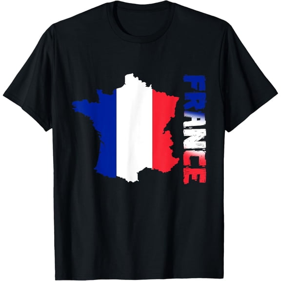 French flag tshirt, French shirt, French tshirt for women T-Shirt