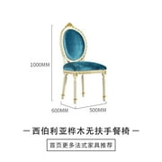 French long table and chair combination luxury European restaurant furniture solid wood hand-painted can be customized