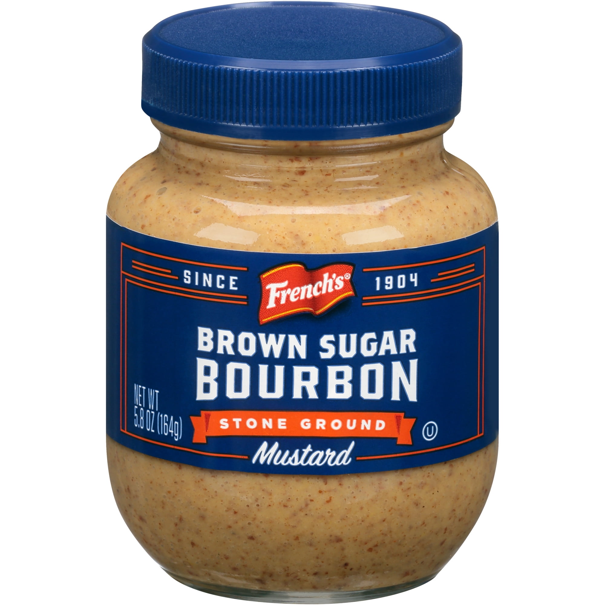 French's Brown Sugar Bourbon Stone Ground Mustard, 5.8 oz