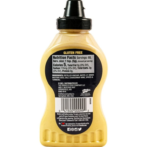French's Chardonnay Dijon Mustard Squeeze Bottle