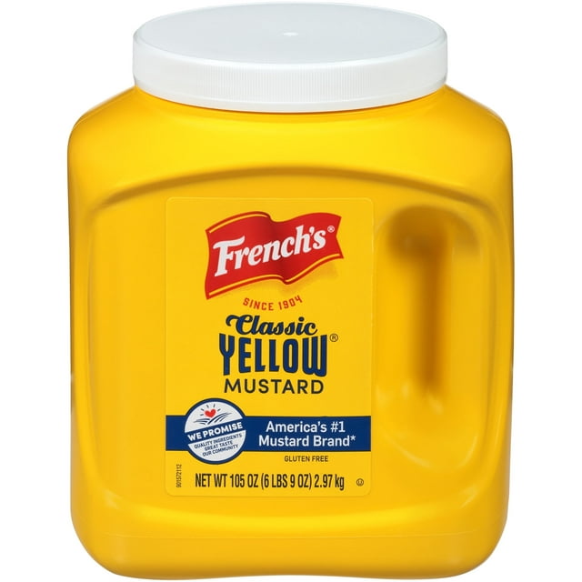 French's Classic Yellow Mustard, 105 oz Mustards