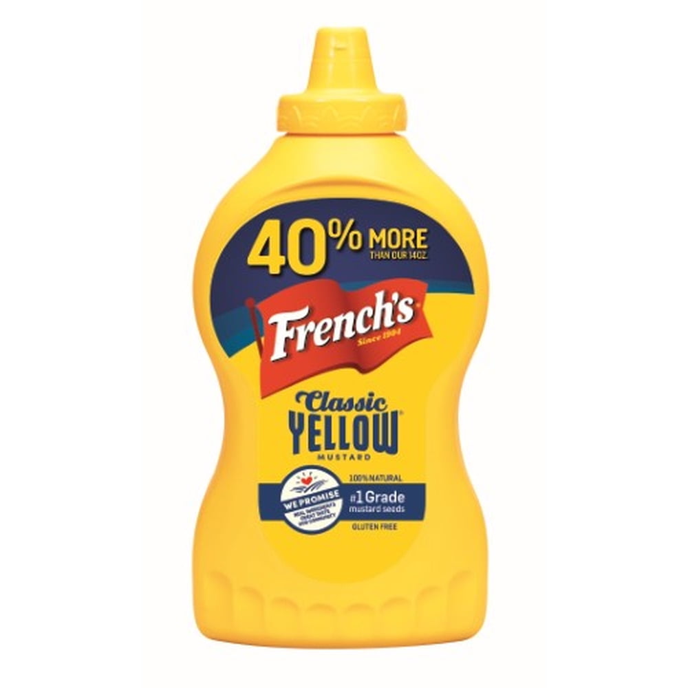 French's Classic Yellow Mustard, 20oz (Pack of 2)