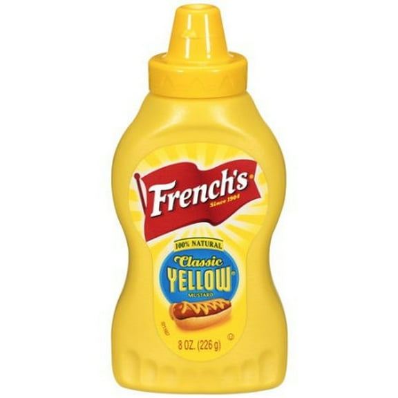 French's Classic Yellow Mustard, No Artificial Colors (Pack of 3)