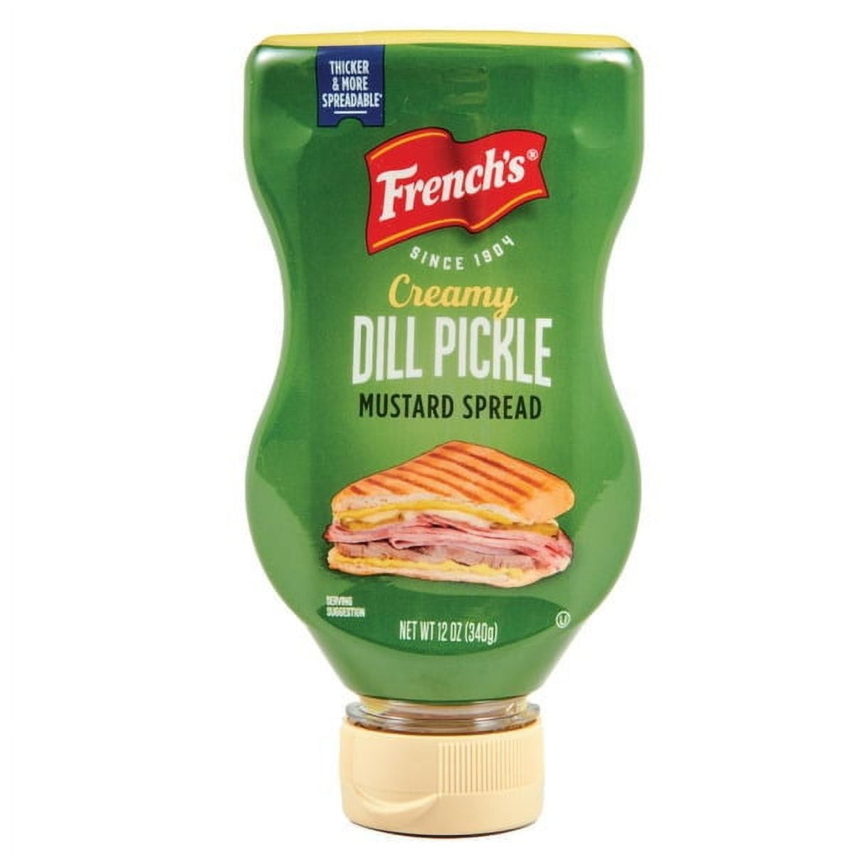 French's Creamy Dill Pickle Mustard 12 oz (Pack of 2)