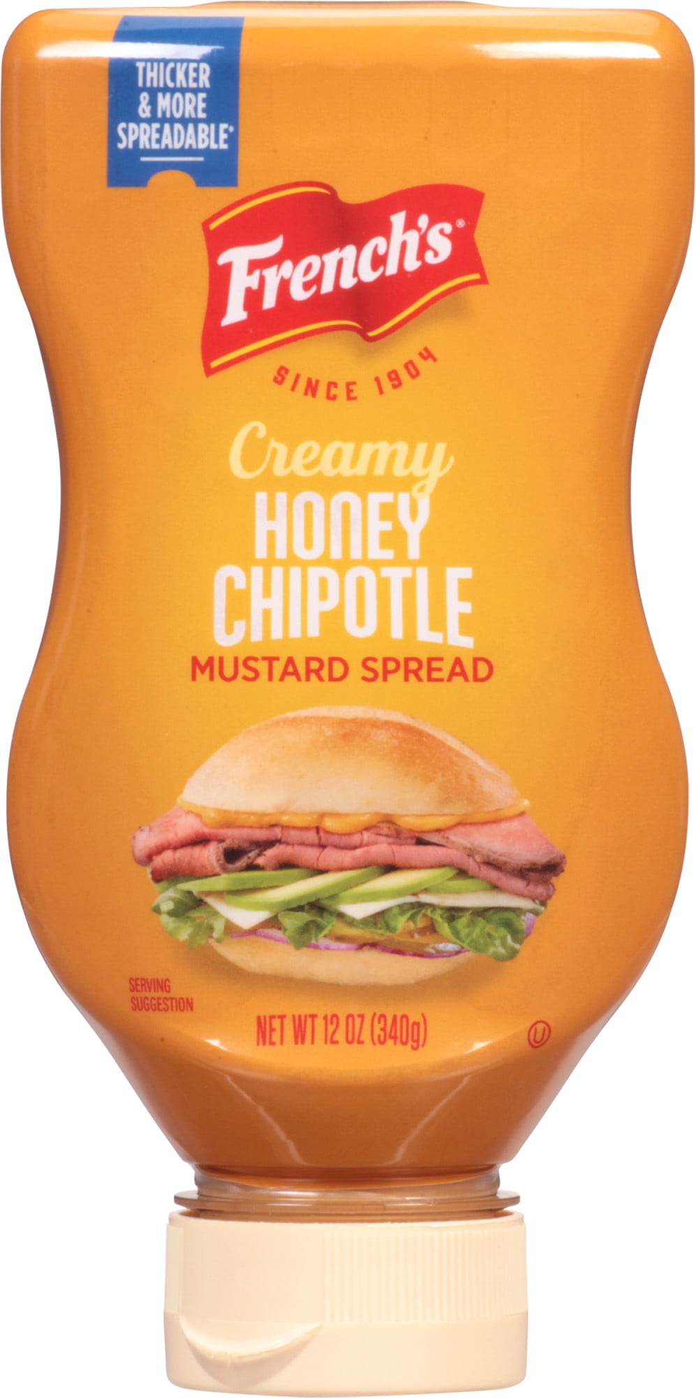 French's Creamy Mustard Honey Chipotle, 12 oz Mustards