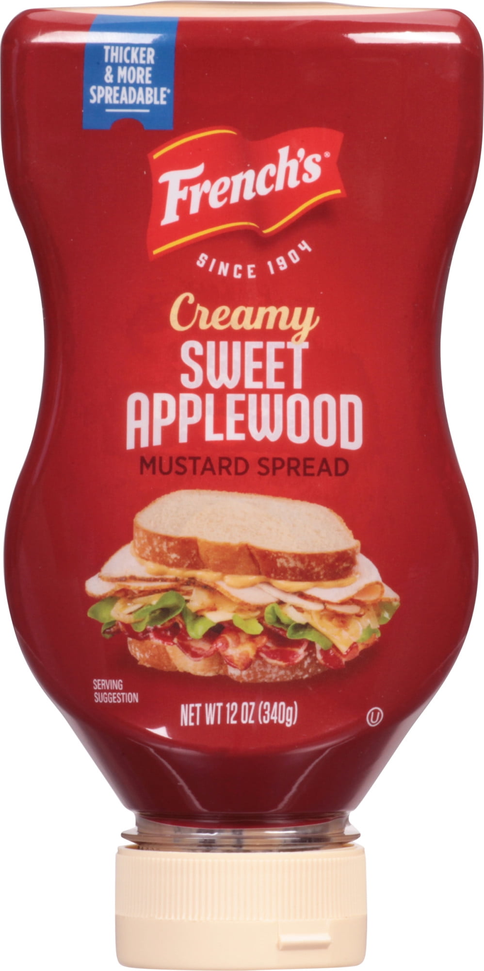 French's Creamy Mustard Sweet Applewood, 12 oz Mustards