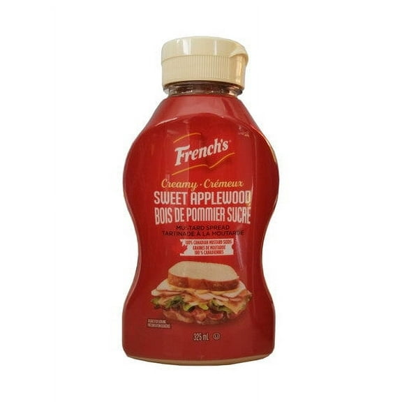 French's, Creamy Sweet Applewood Mustard, 325ml/11 fl. oz., {Imported from Canada}