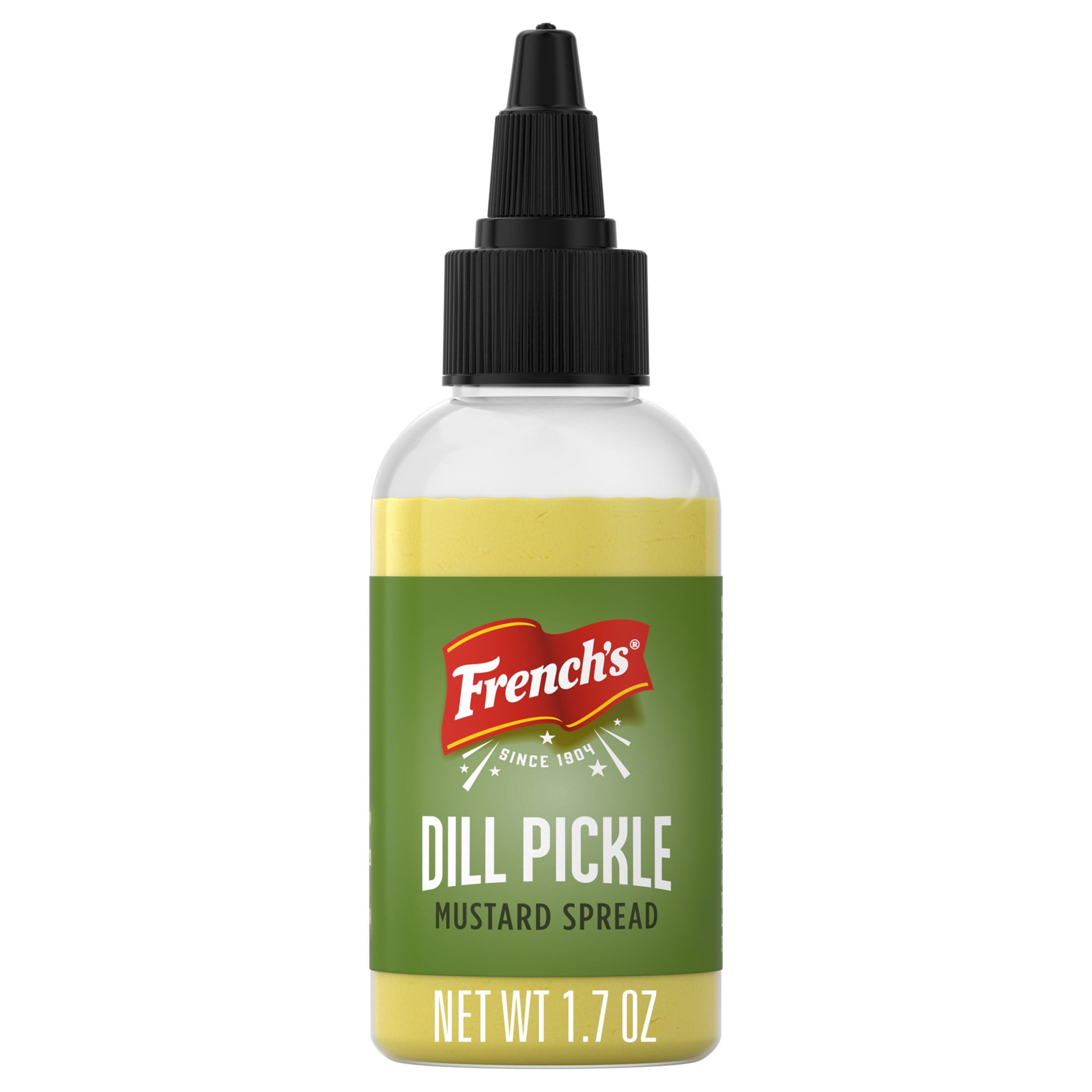 French's Dill Pickle Mini Mustard Spread, 1.7 oz Bottle