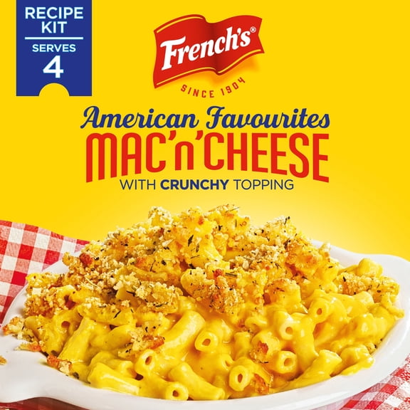 French's Mac 'n' Cheese with Crunchy Topping Recipe Kit 115G, Imported from Britain