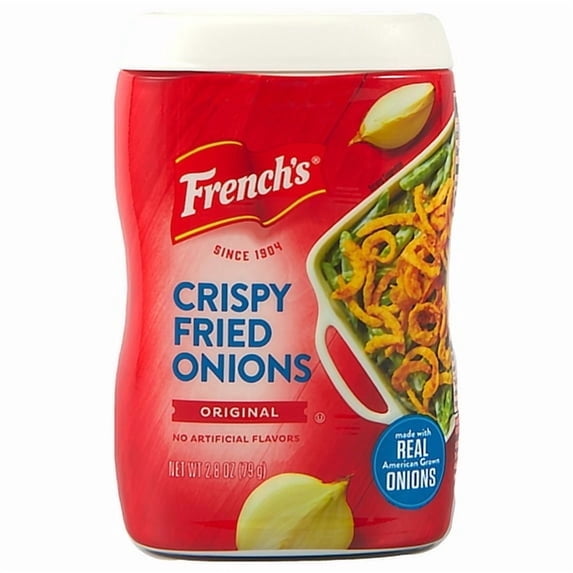 French's Non-GMO Kosher Original Crispy Fried Onions, 2.8 oz Can (Pack of 2)