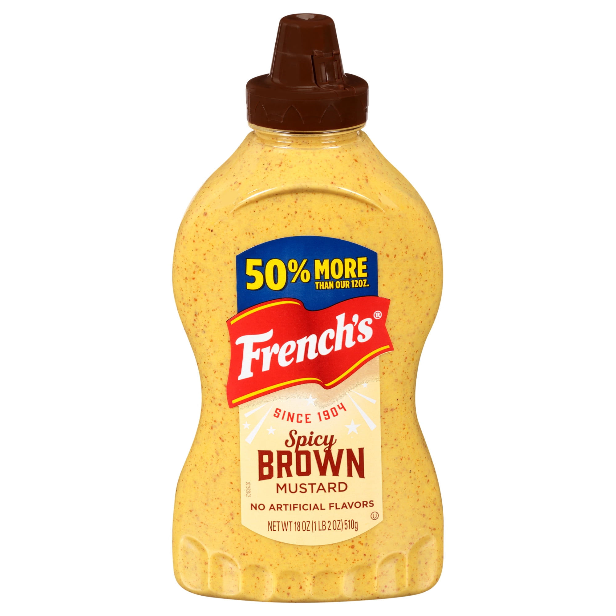 French's Spicy Brown Mustard Squeeze Bottle, 18 oz Mustards