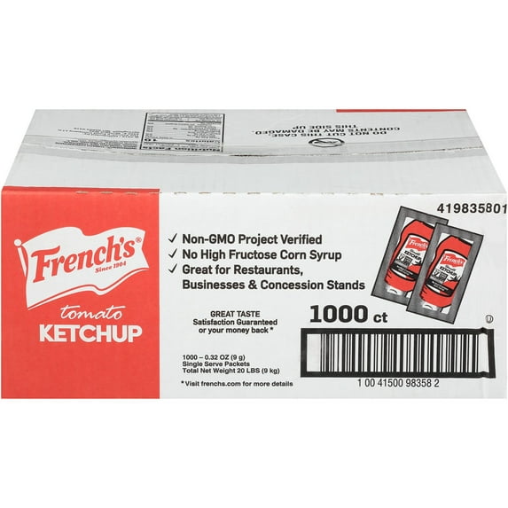 French's Tomato Ketchup (1000 Count)