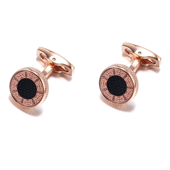 French shirt cufflinks with classic studs