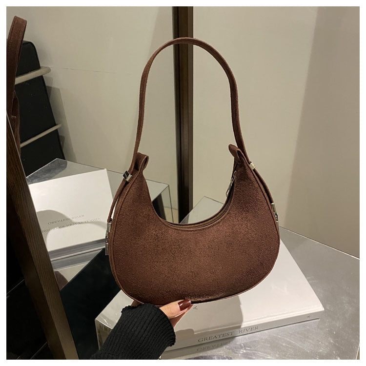 Fashion Crescent Moon Bag | Nylon Shoulder Bag, Adjustable Strap, Lightweight & Waterproof, Unisex For Travel & Daily Use