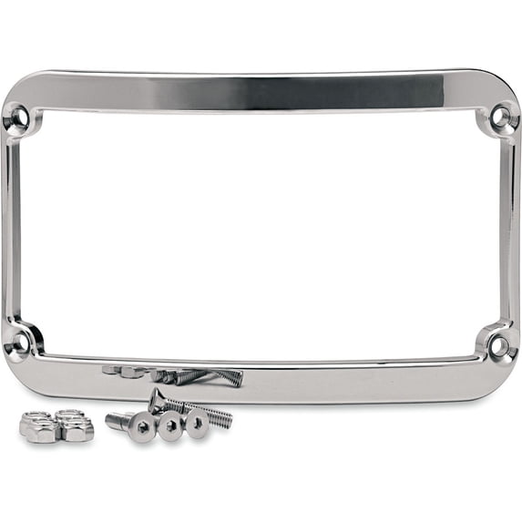 Frenched License Plate Frame Chrome FL 97-10