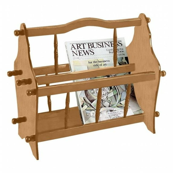 Ore International JW-110 OAK Magazine Rack - 14