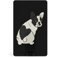 Frenchie Bulldog Usb Flash Drive Credit Card Design Thumb Drive Memory