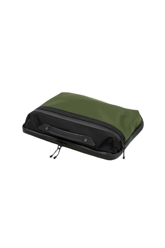 Co. - 2-in-1 Speed Briefcase - Ballistic Nylon with Italian Leather Trim - Collapsible Workstation Stand - Backpack and Briefcase Carry Options