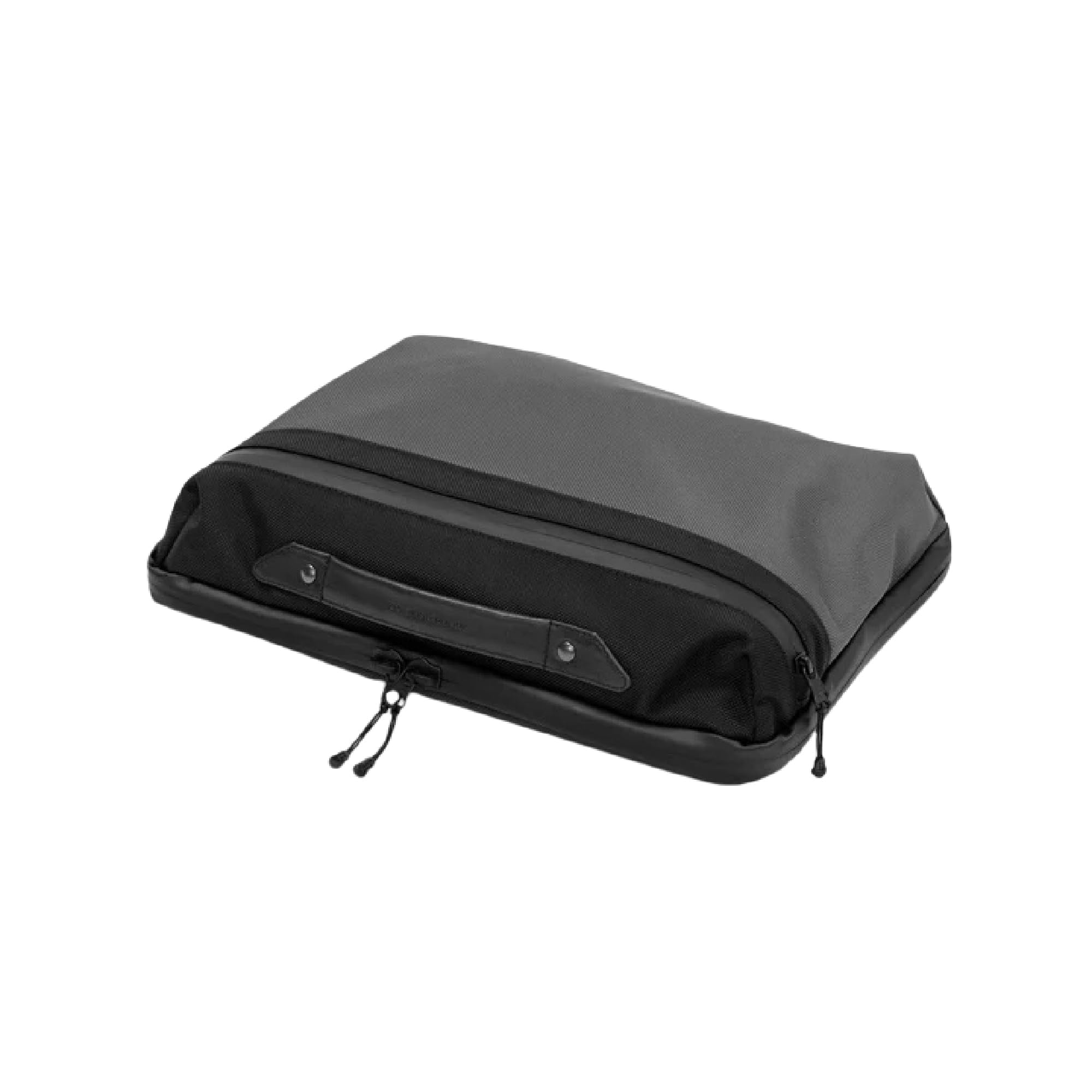 The Frenchie Co. - 2-in-1 Speed Briefcase - Convertible Briefcase/Backpack - Built-in Collapsible Workstation Stand - Ballistic Nylon with Italian Leather Trim, Lightweight and Water-Resistant