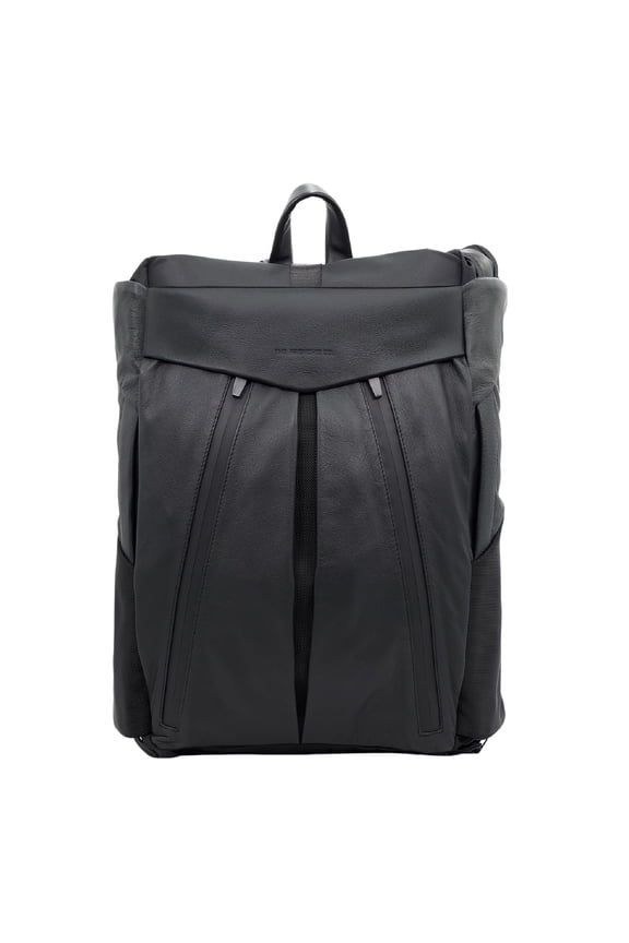 Co. - Anti-Theft Speed Backpack - Slim Minimalist Design - Hidden Zippers and Cut-Resistant Ballistic Nylon Construction - Full-Grain Italian Leather Trim