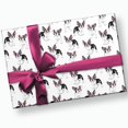 thumbnail image 1 of French Bulldog Gift Wrapping Paper, 3 Sheets, 30x20in, Frenchie in Pink Glasses, Birthday Present, 1 of 5