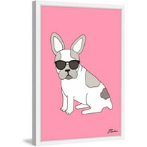 Frenchie Framed Painting Print
