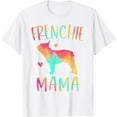 thumbnail image 1 of Frenchie Mama Colorful French Bulldog Gifts Dog Mom T-Shirt100% cotton, 1 of 4