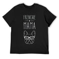 thumbnail image 1 of Frenchie Mama French bulldog pet lover girl woman's T-Shirt Black Large, 1 of 5