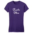 thumbnail image 1 of Frenchie Mom - Script - Women's Fitted T-Shirt, 1 of 2