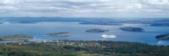 Frenchmans Bay Bar Harbor ME Canvas Art - Panoramic Images (37 x 12)