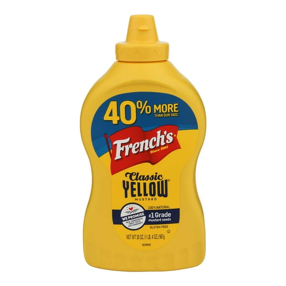 Frenchs Classic Yellow Mustard, 20 Ounce -- 12 Per Case