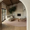 thumbnail image 1 of Rugs USA Los Feliz Abstract Wool Area Rug, 5' x 8', Shaped, Los Feliz Mauve, 1 of 8