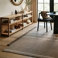 thumbnail image 1 of Rugs USA Toluca Striped Wool Area Rug, 9' 6" x 13' 6", Toluca Taupe, 1 of 8