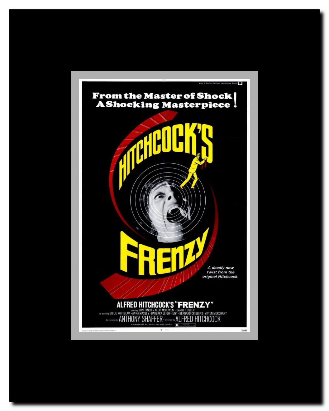 Frenzy Framed Movie Poster
