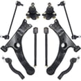 thumbnail image 1 of Frenzybro 2003-2008 10Pcs Front Lower Control Arm Ball Joint Tie Rod End Sway Bar Compatible With Toyota Corolla, 1 of 7