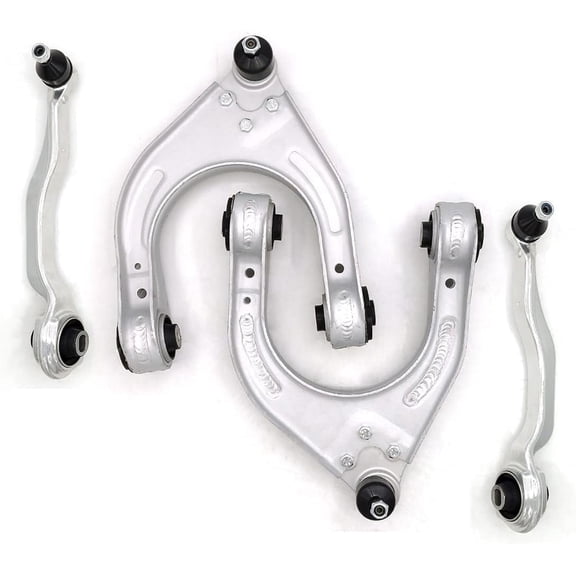 Frenzybro 4 PCs Front Upper Lower Control Arms Replacement For 2006-2009 Mercedes Benz E320 E350 E500 LH RH W211