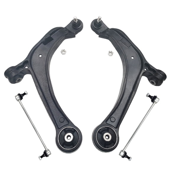 Frenzybro 4 Pcs Front Lower Control Arm w/ Ball Joint Sway Bar Link Kit Compatible With 2011-2017 Honda Odyssey