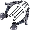 Frenzybro 8 Pcs Suspension Kit Lower Control Arms With Ball Tie Rods ...