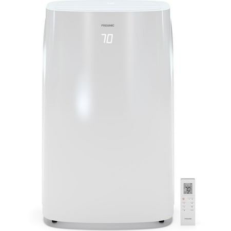 Freonic - 10,000 BTU Portable Air Conditioner | AC for Rooms up to 350 Sq.Ft. | LED Display | Sleep Mode | Dehumidifier - White