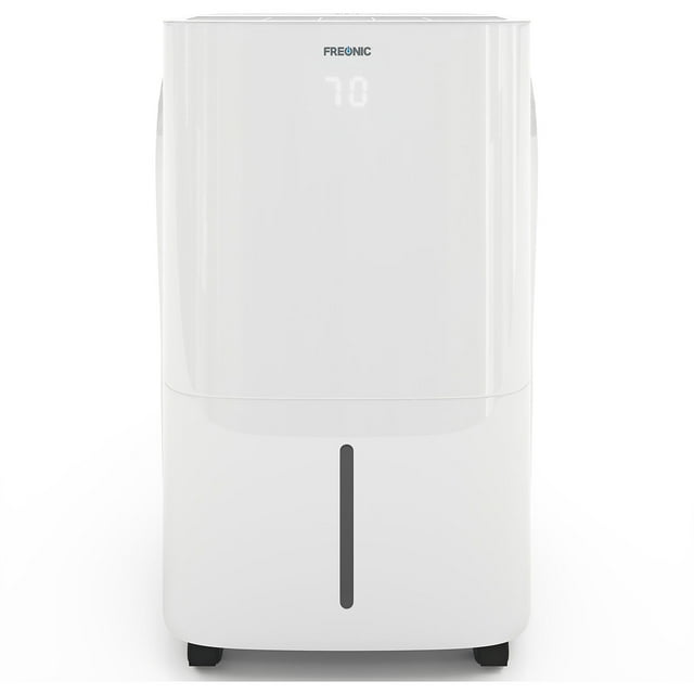 Freonic Energy Star 35-Pint 3,000 sq.ft. Portable Dehumidifier in White,FHCD351AWG