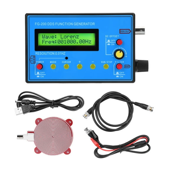 Frequency Generator 0.01Hz-500kHz Generator Ideal for Oscilloscope Calibration Audios Testing Waveform Generator