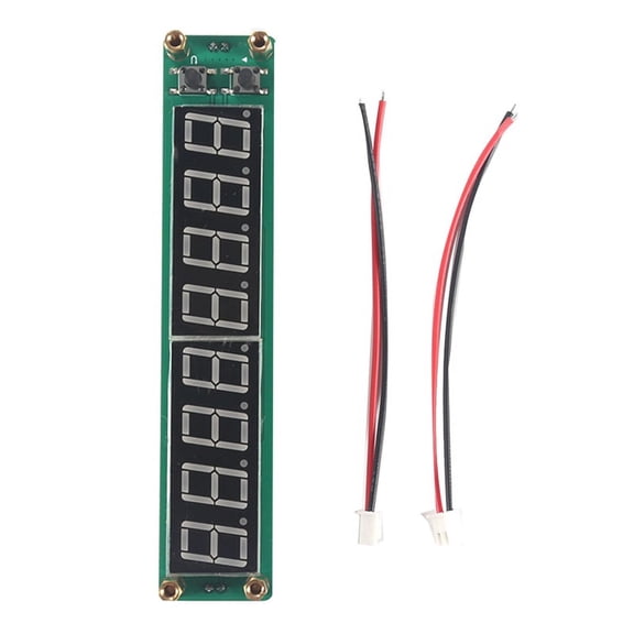 Frequency Meter Module PLJ-8LED-R Frequency Display Measurement 0.1MHz-2400MHz Frequency Display Component Module,A