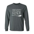 thumbnail image 1 of Frequent Flyer Adult Long Sleeve T-shirt, 1 of 3